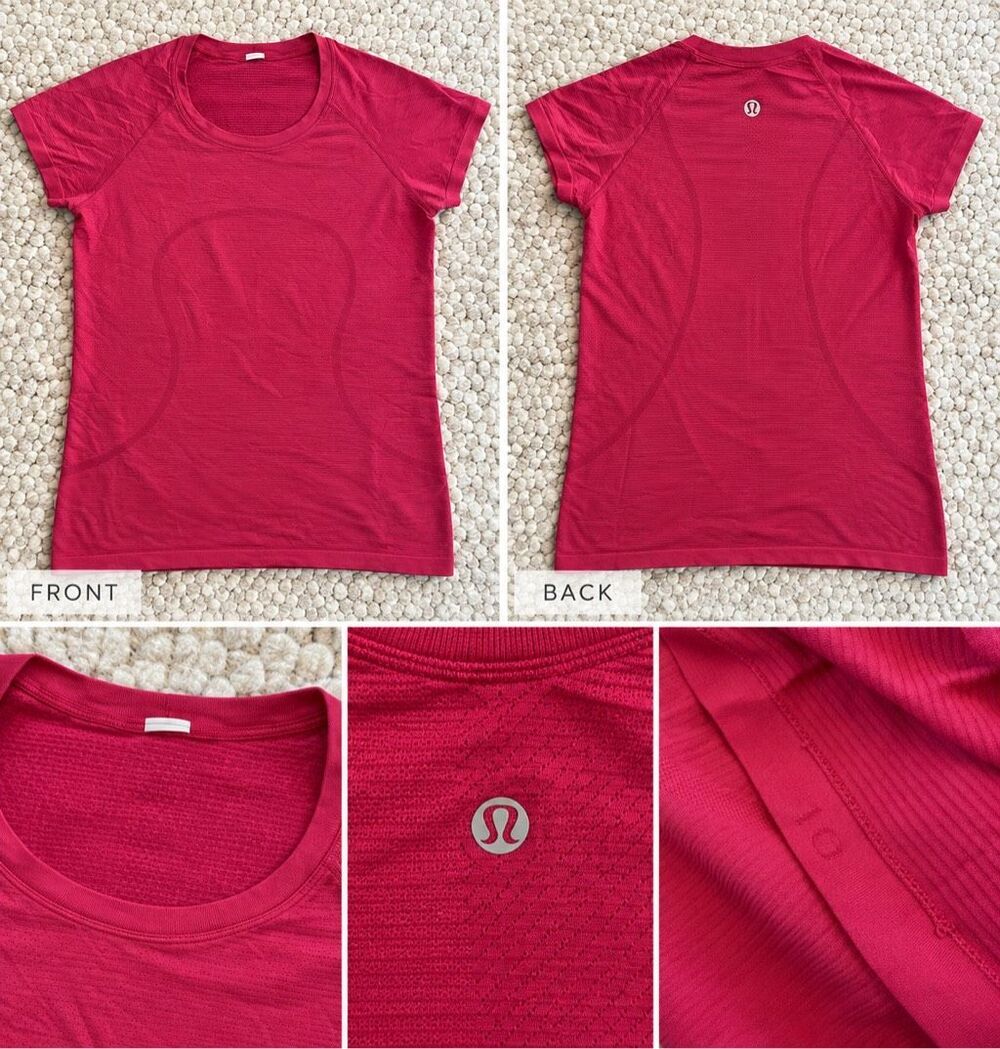 Lululemon Swiftly Tech Short Sleeve Shirt Raspberry Pink 10 / L